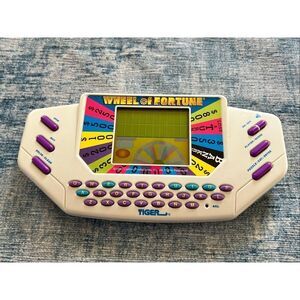 Vintage Tiger Electronics Handheld Wheel of Fortune Game